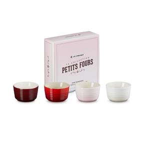 LE CREUSET  Petit Fours - Mini Ramekins 7,8cm 0,10l 4-dlg
