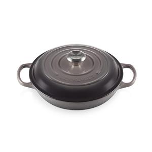 LE CREUSET  Signature - Campagnard braadpan 30cm 3,50l Flint