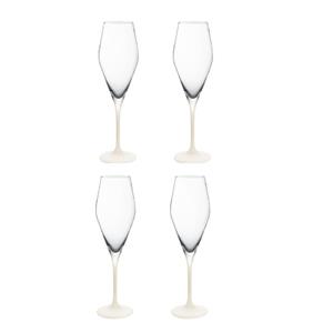 VILLEROY & BOCH  Manufacture Rock Blanc - Champagneglas 0,26l Set/4