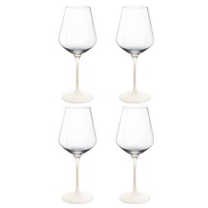 VILLEROY & BOCH  Manufacture Rock Blanc - Witte wijnglas 0,38l Set/4