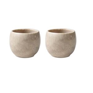 LIKE BY VILLEROY & BOCH  Perlemor Home - Eierdop Sand set/2
