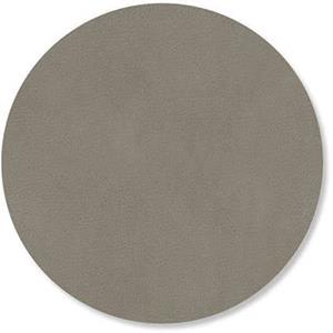 LIND DNA  Glass Mat Circle - Onderzetter 10cm Nupo Flint Grey