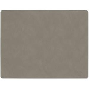 LIND DNA  Dinner Mat Square - Placemat 35x45cm Nupo Flint Grey