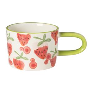 Xenos Mok met aardbeien - multicolor - 200 ml
