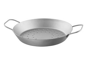 Grillmeister IJzeren grillpan (Ø28 cm met gaten)