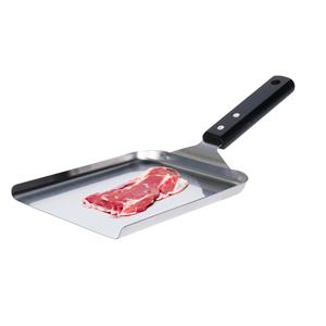 5five BBQ/barbecue spatel - rvs met houten handvat - 32 cm -