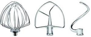 KitchenAid Accessoireset Voor Mixers Met In Hoogte Verstelbare Kom - Roestvrij Staal