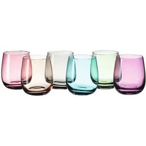 LEONARDO Gläser klein, 6er-Set  Sora ¦ mehrfarbig ¦ Glas ¦ Maße (cm): B: 26,7 H: 10,3 T: 17,8  - Möbel Kraft