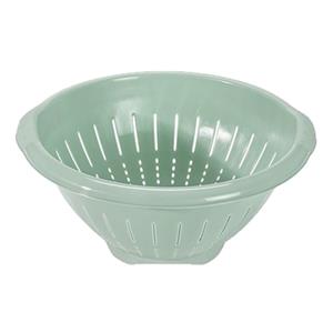Hega Hogar Kunststof keuken vergiet/zeef in het mintgroen 30 x 14 cm met rand -