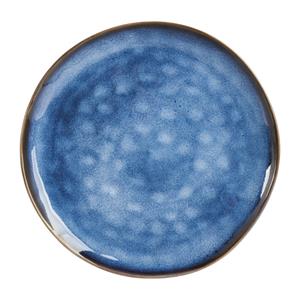 Xenos Dinerbord Toscane - donkerblauw - ø28 cm