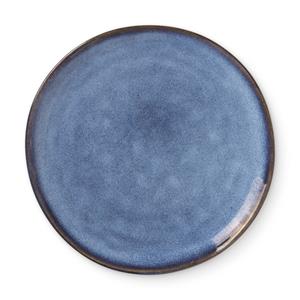 Xenos Ontbijtbord Toscane - donkerblauw - ø20.5 cm