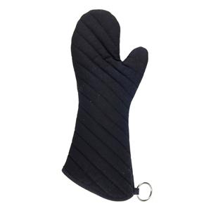 Merkloos BBQ handschoenen - hittebestendig tot ... - zwart - katoen - ovenwanten -