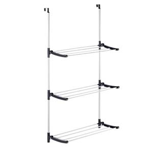 Nordix Wasrek Droogrek Deur Inklapbaar Hangend Wit 61.50x30x125cm Metaal Kunststof