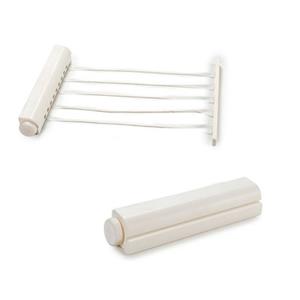 Nordix Waslijn Uittrekbaar Tot 3,6 M Roldraaglijn Wit 6x34,5x6cm
