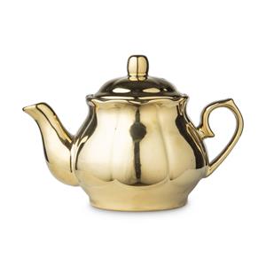 Xenos Theepot shiny gold - goud - 800 ml