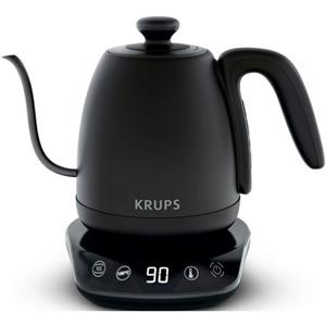 Krups Wasserkocher BW9238 Café Control Gooseneck, 1 l, 1200 W, Schwanenhals-Auslauf, 1 L, digitale Anzeige, 8 Einstellungen