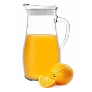 Glasmark Waterkan - met deksel - 1,5L - glas - schenkkan - waterkaraf -