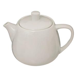 Secret de Gourmet Theepot Cameron - 1000 ml - keramiek - wit - deksel/handvat -