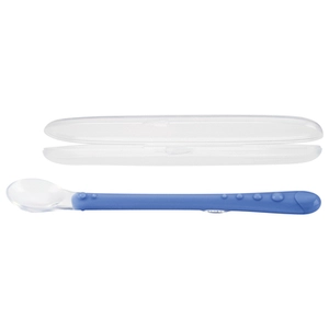 Nuby Nûby silicone lepel vanaf 6 maanden in blauw
