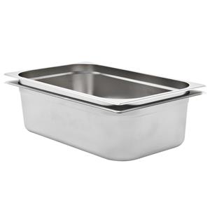 VidaXL Gastronormbakken 2 st GN 1/1 150 mm roestvrij staal 