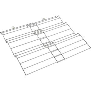 Metaltex Kruidenrekjes X-Pand 2 st 4-laags uitschuifbaar zilverkleurig
