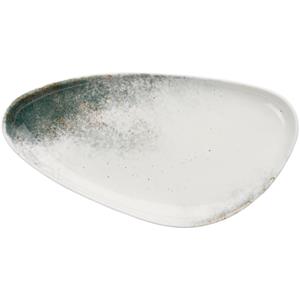 Vega Platte schaal Purior; 30.5x16x2.6 cm (LxBxH); wit/petrol; 6 stuk / verpakking