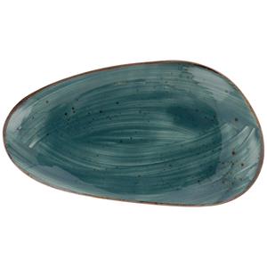 Vega Platte schaal Nebro organisch; 33x19x3.5 cm (LxBxH); blauw; 3 stuk / verpakking