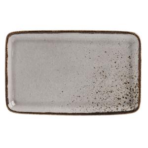 Vega Platte schaal Palana; 21x13x2.1 cm (LxBxH); grijs; rechthoekig; 6 stuk / verpakking