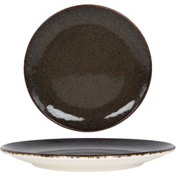 Bonna Platte Bord - Ore Tierra - Porselein - 23 cm - set van 6
