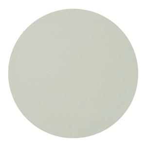 Zeller Placemats - lederlook - mintgroen - rond - cm - tafel dekken - onderleggers -