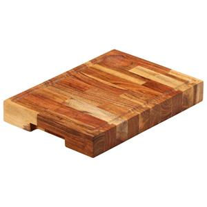 vidaXL Schneidebrett Schneidebrett 30x21x4 cm Massivholz Akazie, Akazienholz, (1-St)
