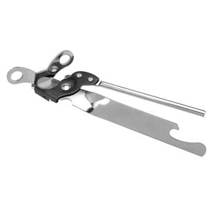 Excellent houseware blikopener chroom 20 x 6.5 cm -