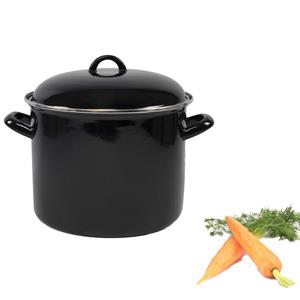 Kitchen Tools Soeppan Emaille 8L Ø24cm Zwart