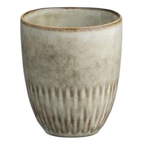 Leen Bakker Mok Bodhi - beige stoneware - Ø7 cm
