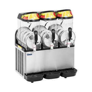 Slushmachine - 3 x 12 L - LED-verlichting - digitaal bedieningspaneel - Koninklijke Horeca
