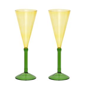 URBAN NATURE CULTURE  Cocktail Hour! - Champagneflute set/2 h24cm