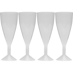 HEMA Champagneglazen Herbruikbaar 4 Stuks
