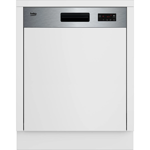 Beko BDSN15430X teilintegrierbarer 60 cm Geschirrspüler edelstahl/cleansteel / D