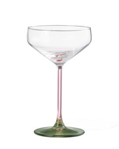 HEMA Coupe 285ml Tafelgenoten Groene Met Roze