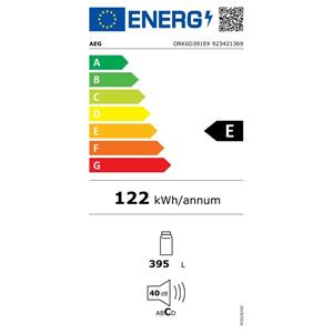 AEG ORK6D391EX Koelkast zonder vriesvak Grijs