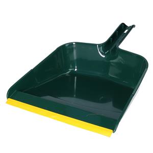 Buemag Vuilblik - met lip - kunststof - x 25 cm - groen - stofblik - schoonmaak blik -
