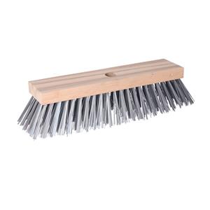 Buemag Vuilblik - metaal/hout - x 20 cm - zilver - stofblik - ophang oog - binnen/buiten -