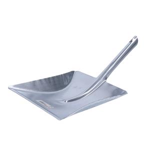 Buemag Vuilblik - roestvrij metaal - x 20 cm - zilver - stofblik - ophang oog - binnen en buiten -