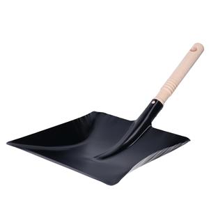 Buemag Vuilblik - metaal/hout - x 20 cm - zwart - stofblik - ophang oog - binnen/buiten -