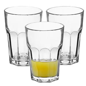 Alessandro Waterglas Casablanco - 360 ml - 3x- drinkglazen - 8,5x12cm -