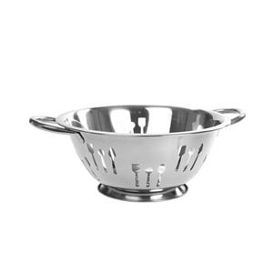 Alessandro Keuken vergiet - zilver - RVS - D29 cm x H11 cm - keuken zeef -