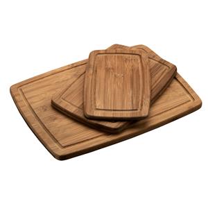 KESPER for kitchen & home Snijplank Plank van FSC-gecertificeerd bamboe (set, 4 stuks)