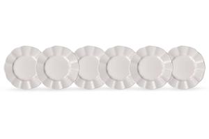Hermia Set van 6 taartborden Layla porselein | 