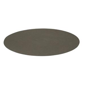 Wicotex Placemats Uni - donker grijs - rond 38cm - Teflon coating -