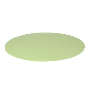 Wicotex Placemats Uni - lime groen - rond 38cm - Teflon coating -